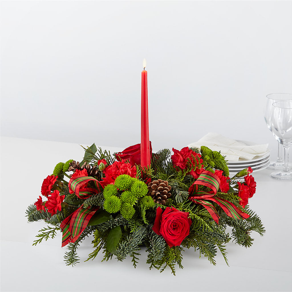 By the Candlelight Centerpiece – Lighthouse Florist And Custom Designs, Rochester NY