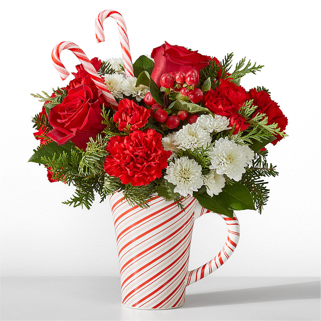 Peppermint Swirl Mug – Lighthouse Florist And Custom Designs, Rochester NY