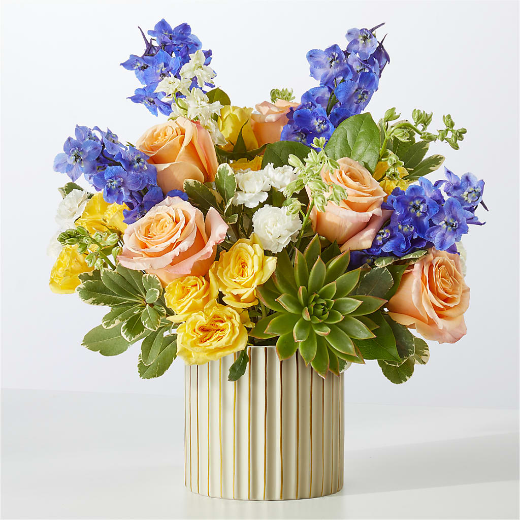 Cobalt Reverie Bouquet – Lighthouse Florist And Custom Designs, Rochester NY