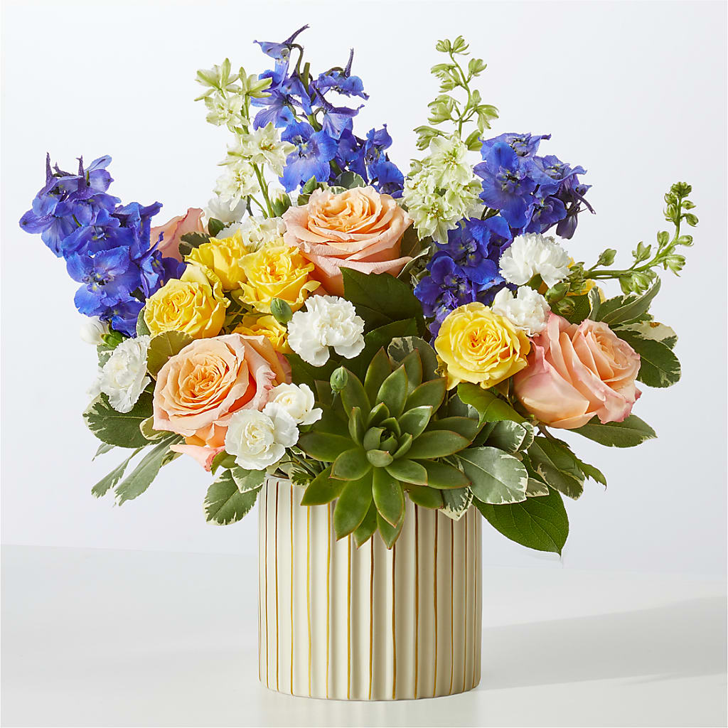 Cobalt Reverie Bouquet – Lighthouse Florist And Custom Designs, Rochester NY