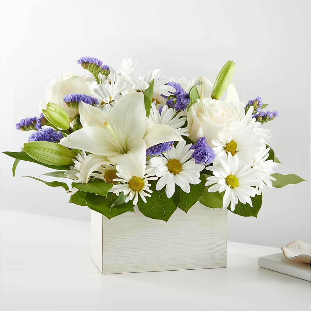 Beyond Blue Box Bouquet – Lighthouse Florist And Custom Designs, Rochester NY