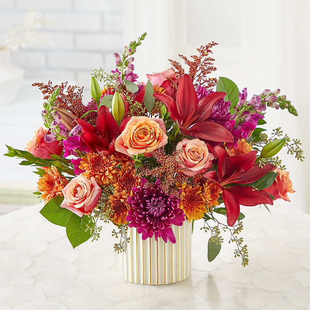 Burgundy Landscape Bouquet – Lighthouse Florist And Custom Designs, Rochester NY