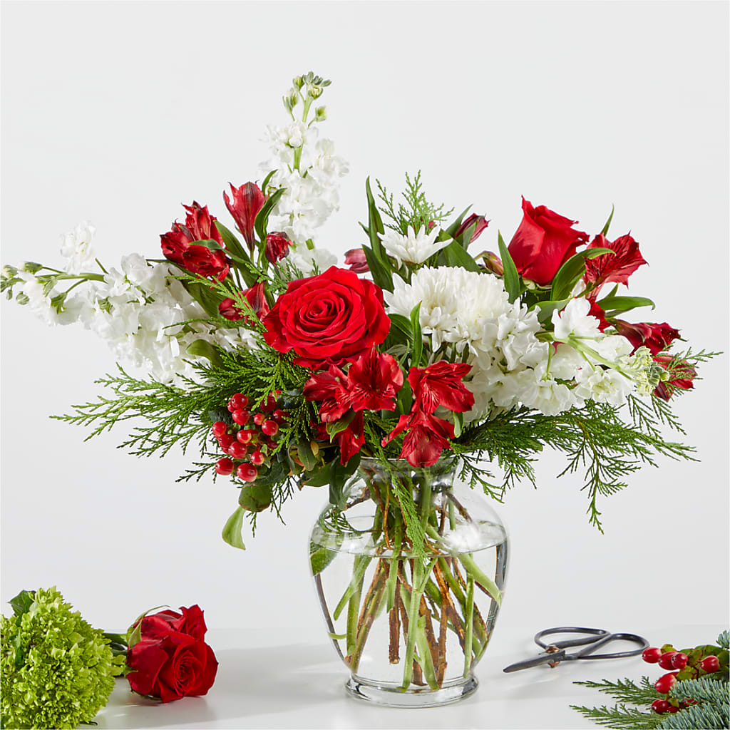 Merry Moment Bouquet – A Florist Original – Lighthouse Florist And Custom Designs, Rochester NY