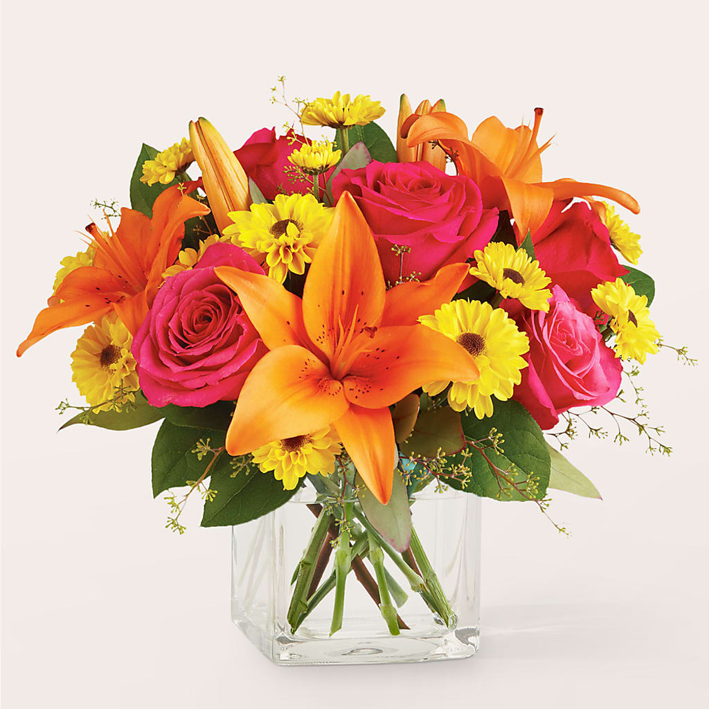 Neon Lights Bouquet – Lighthouse Florist And Custom Designs, Rochester NY