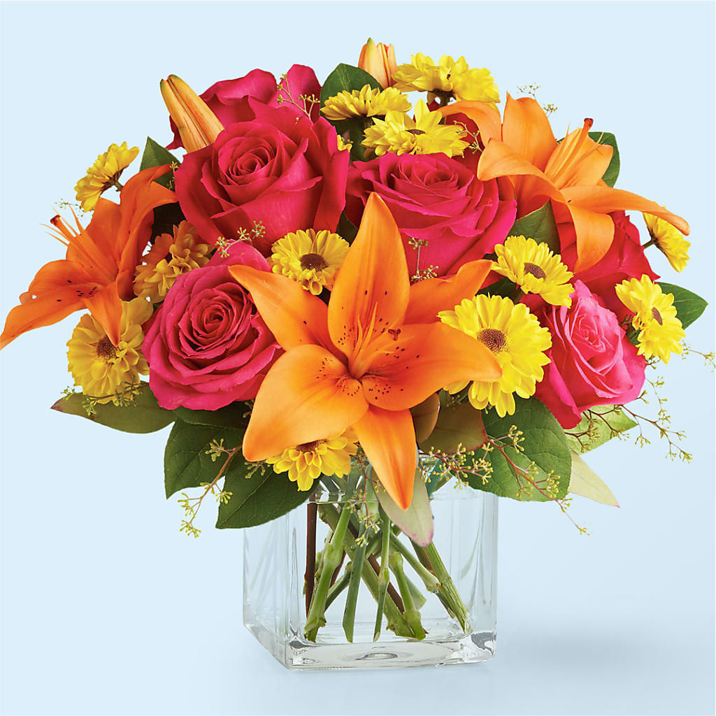 Neon Lights Bouquet – Lighthouse Florist And Custom Designs, Rochester NY
