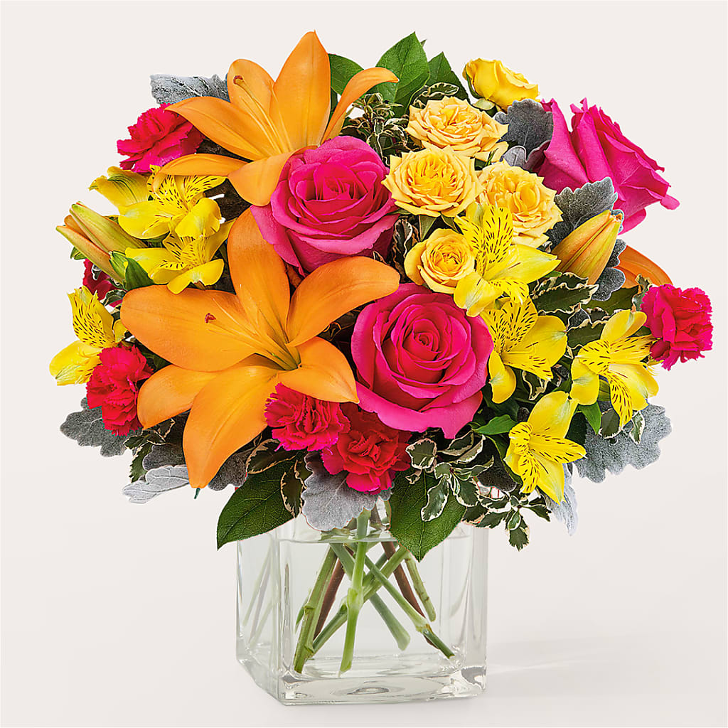 To the Tropics Bouquet – Lighthouse Florist And Custom Designs, Rochester NY