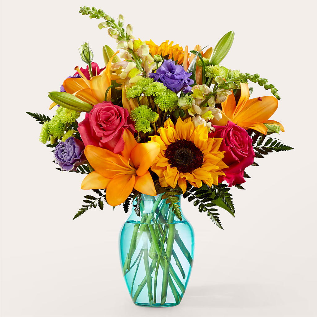 Double Rainbow Bouquet – Lighthouse Florist And Custom Designs, Rochester NY