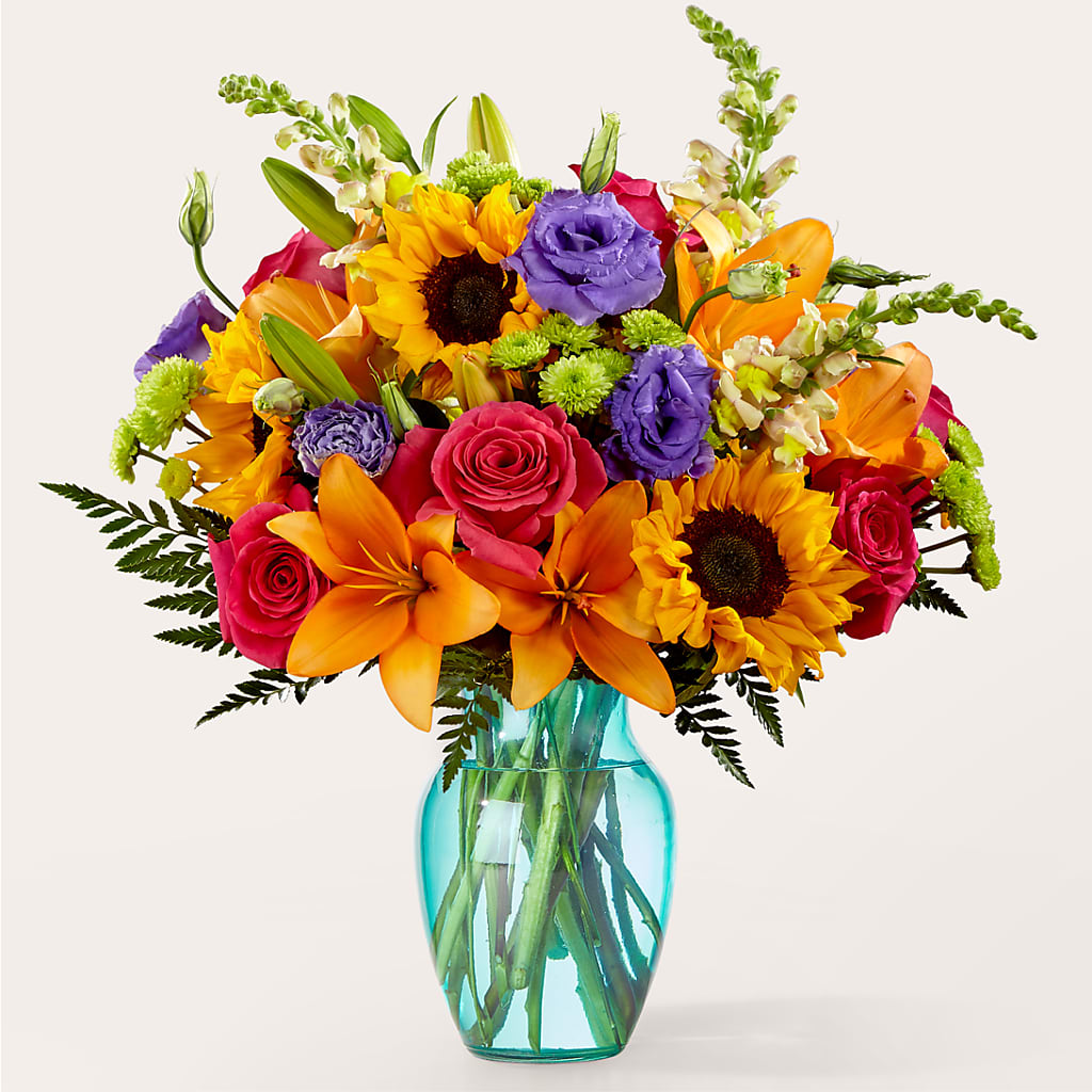 Double Rainbow Bouquet – Lighthouse Florist And Custom Designs, Rochester NY