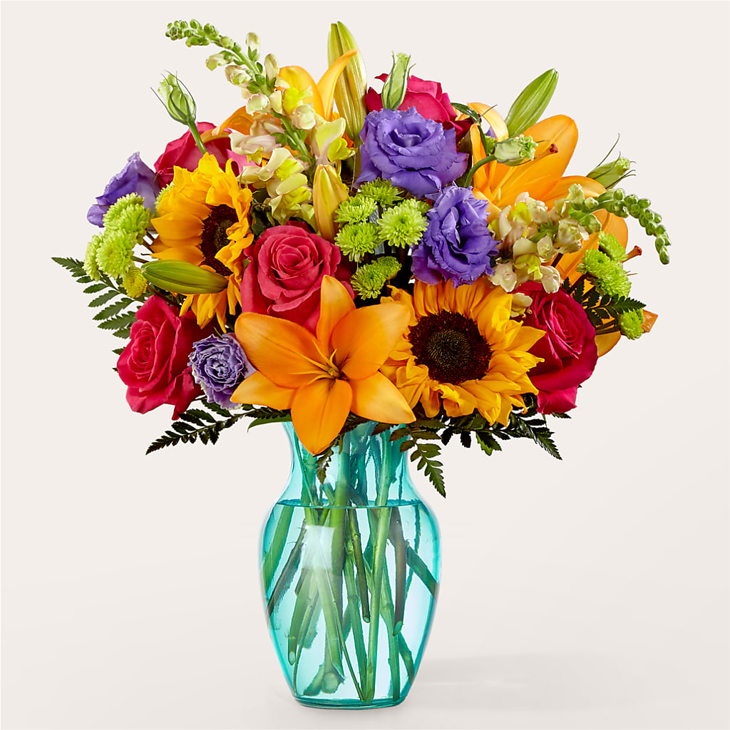 Double Rainbow Bouquet – Lighthouse Florist And Custom Designs, Rochester NY