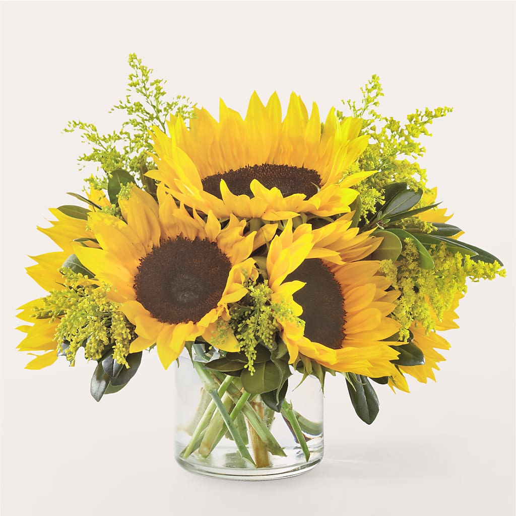 Beaming Sunflower Bouquet – Lighthouse Florist And Custom Designs, Rochester NY
