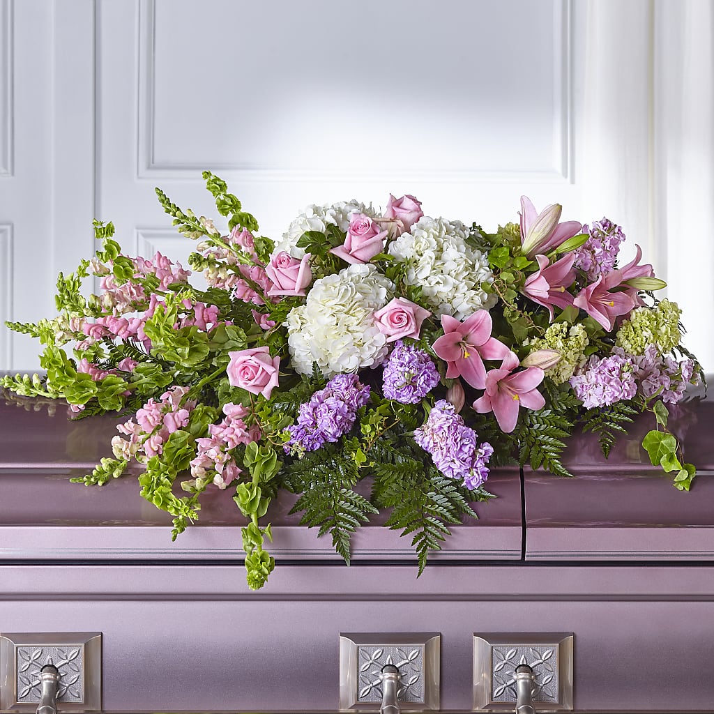 Life's Gratitude Casket Spray – Lighthouse Florist And Custom Designs, Rochester NY