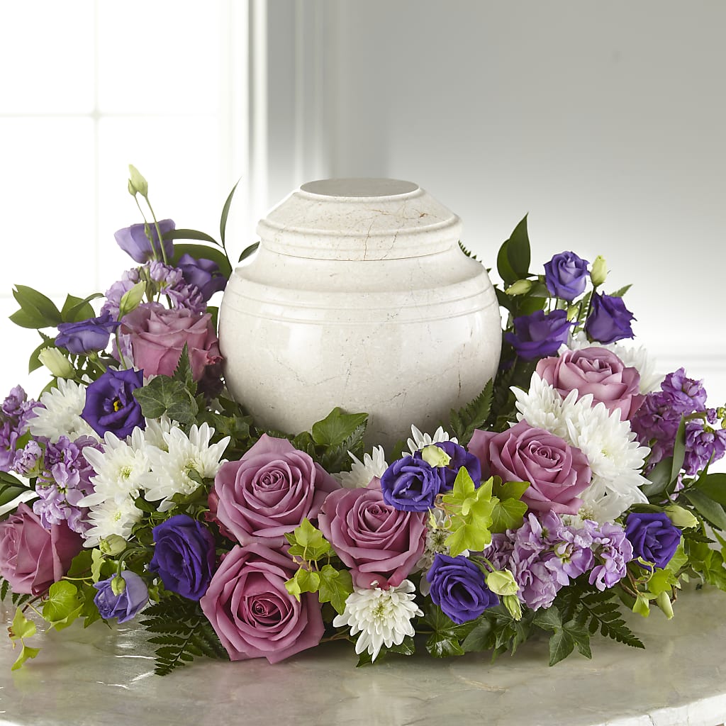 Blooming Sympathy Cremation Adornment – Lighthouse Florist And Custom Designs, Rochester NY