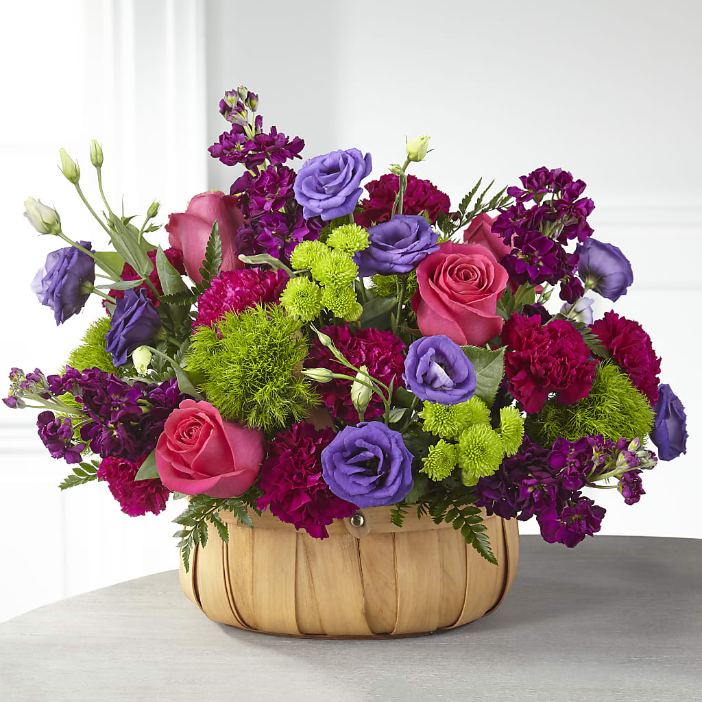 Serene Sanctuary Basket – Lighthouse Florist And Custom Designs, Rochester NY