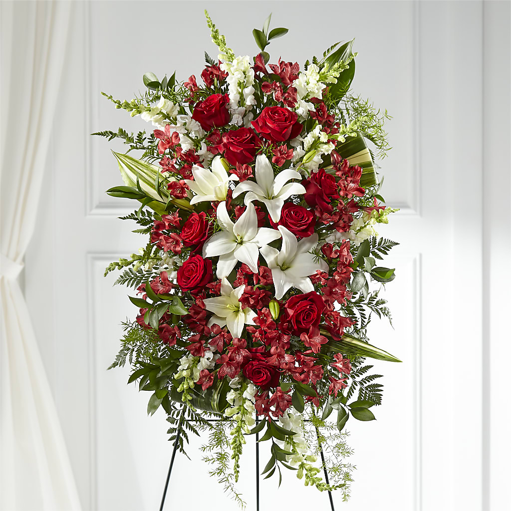 Everlasting Memory Standing Spray – Lighthouse Florist And Custom Designs, Rochester NY