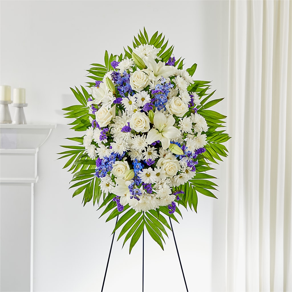 At Rest Standing Spray – Lighthouse Florist And Custom Designs, Rochester NY