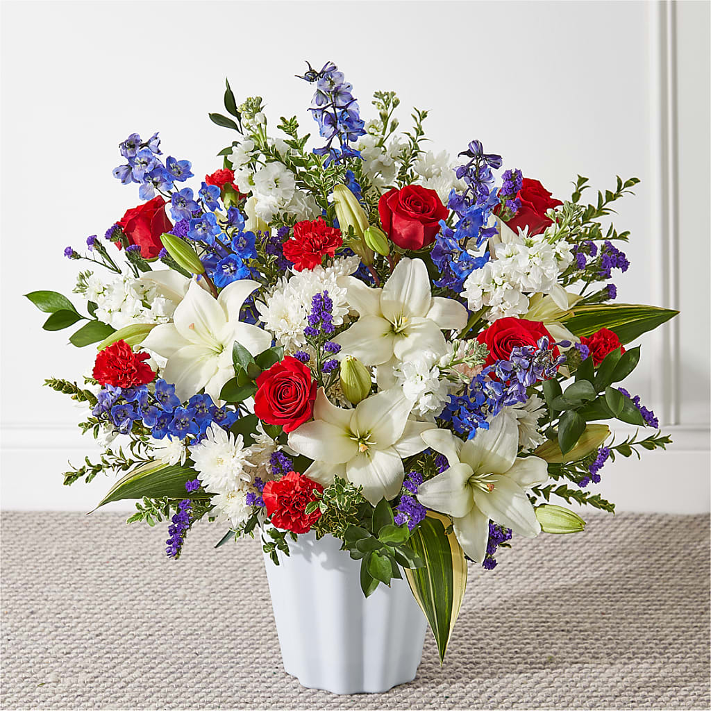Consoled Floor Basket – Lighthouse Florist And Custom Designs, Rochester NY