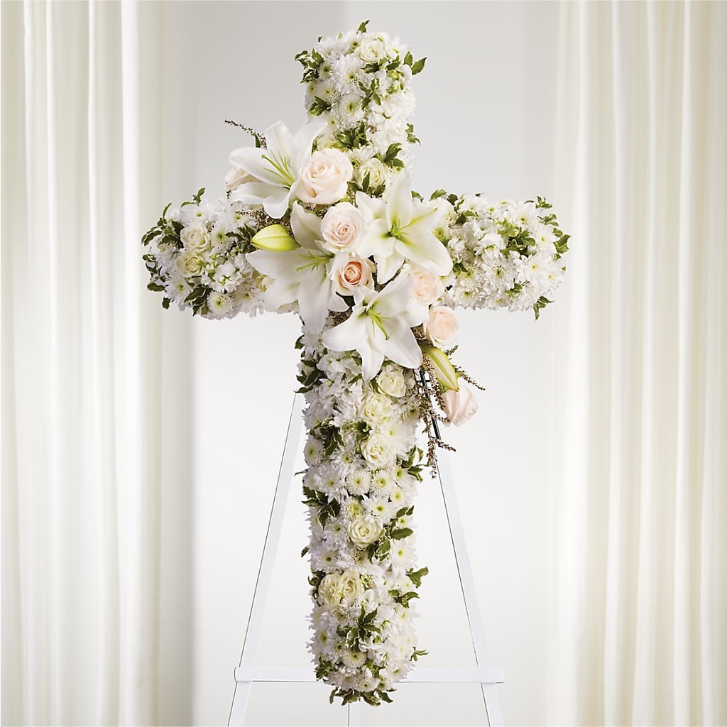 Spiritual Guidance Standing Spray – Lighthouse Florist And Custom Designs, Rochester NY