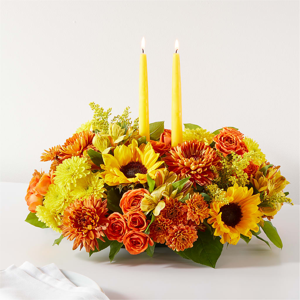 Autumn Harmony Centerpiece – Lighthouse Florist And Custom Designs, Rochester NY