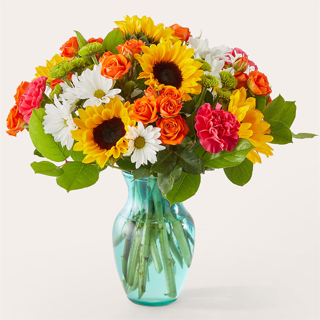 Sun-drenched Blooms Bouquet – Lighthouse Florist And Custom Designs, Rochester NY