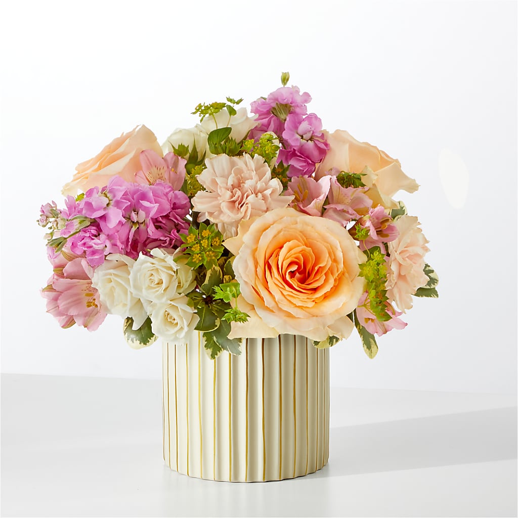 Paradise Bouquet with Ivory Vase – Lighthouse Florist And Custom Designs, Rochester NY