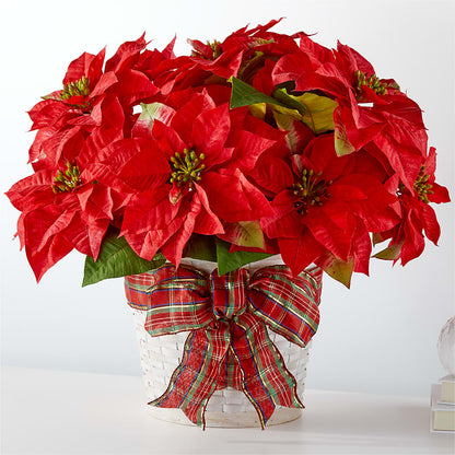 Happiest Holidays Poinsettia –  Lighthouse Florist And Custom Designs, Rochester NY