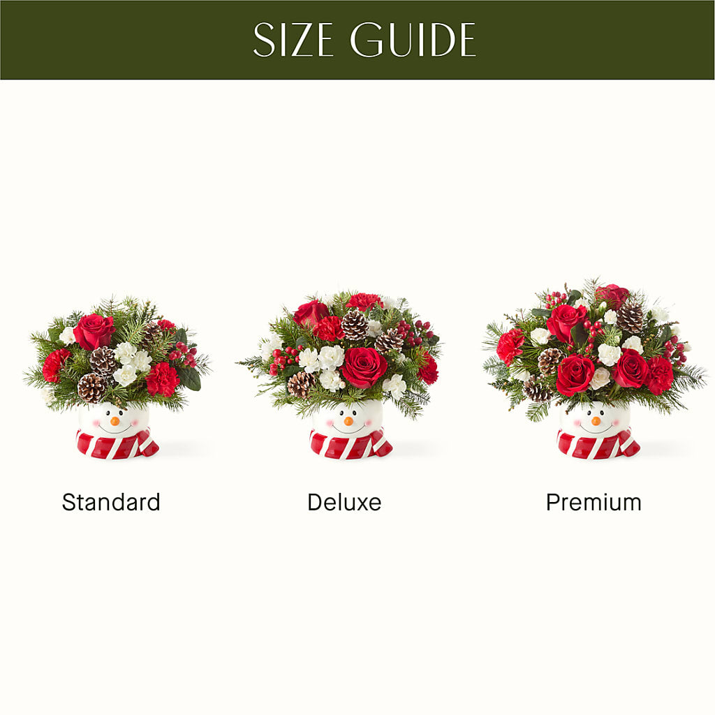 Jolly Snowman Bouquet –  Lighthouse Florist And Custom Designs, Rochester NY