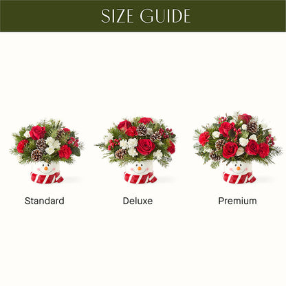 Jolly Snowman Bouquet –  Lighthouse Florist And Custom Designs, Rochester NY