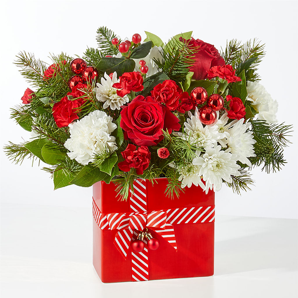 Presents Under the Tree Bouquet –  Lighthouse Florist And Custom Designs, Rochester NY