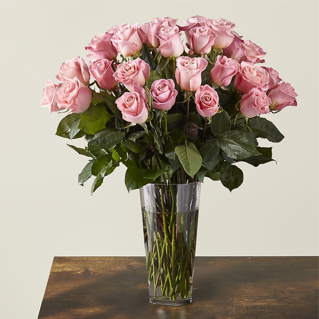 Long Stem Pink Rose Bouquet