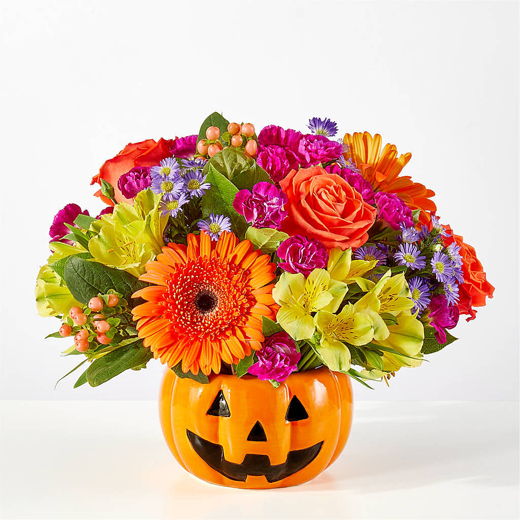 Tricks & Treats Pumpkin –  Lighthouse Florist And Custom Designs, Rochester NY