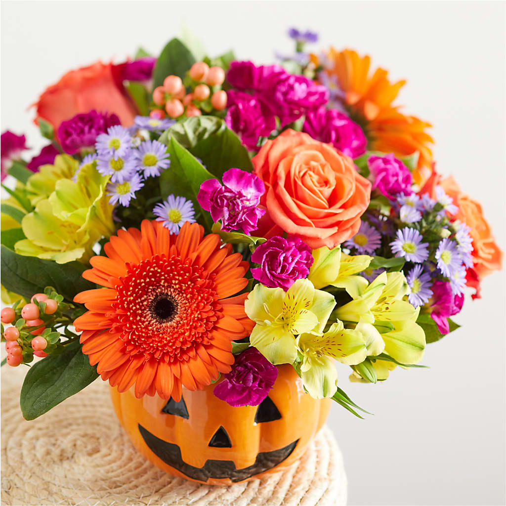 Tricks & Treats Pumpkin –  Lighthouse Florist And Custom Designs, Rochester NY