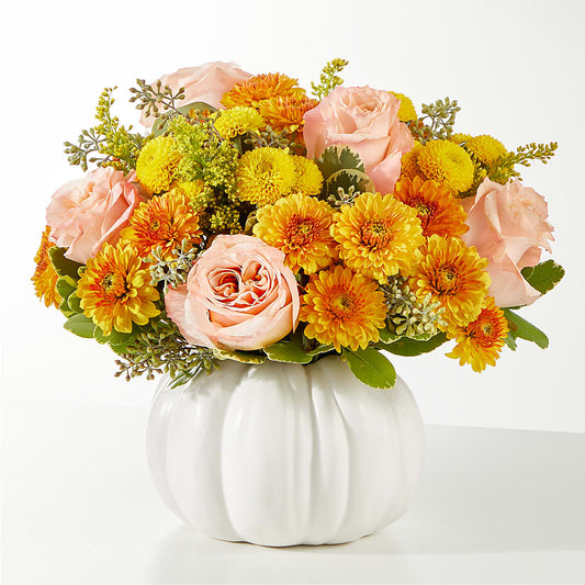 Peachy Pumpkin –  Lighthouse Florist And Custom Designs, Rochester NY