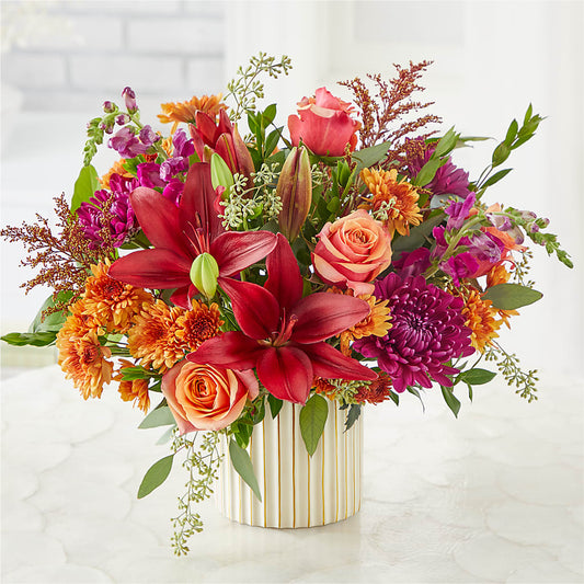 Burgundy Landscape Bouquet –  Lighthouse Florist And Custom Designs, Rochester NY