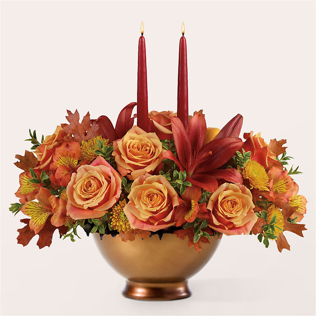 Harvest Table Centerpiece –  Lighthouse Florist And Custom Designs, Rochester NY