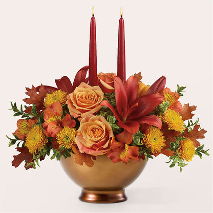Harvest Table Centerpiece –  Lighthouse Florist And Custom Designs, Rochester NY