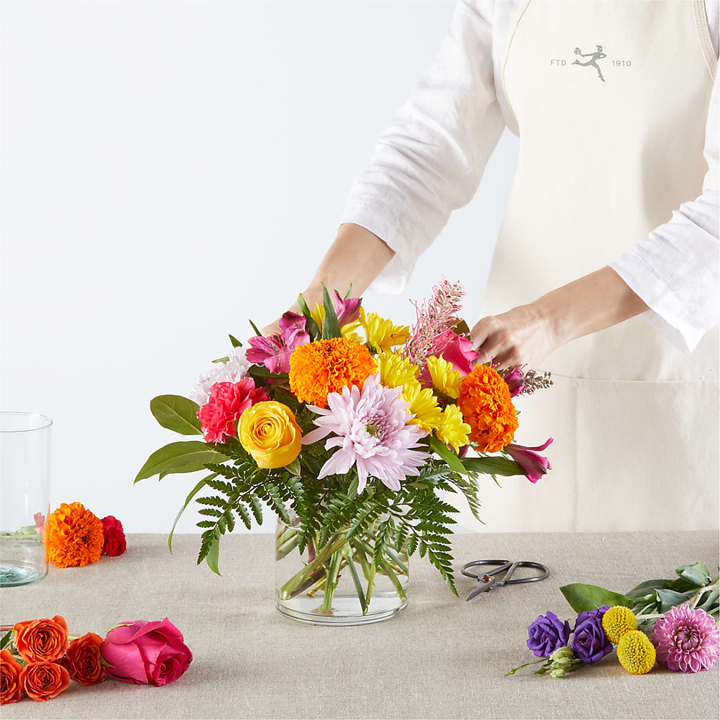 Feast of Color – A Florist Original –  Lighthouse Florist And Custom Designs, Rochester NY