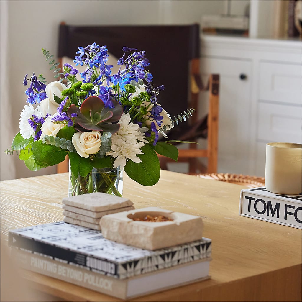Cerulean Waves Bouquet –  Lighthouse Florist And Custom Designs, Rochester NY