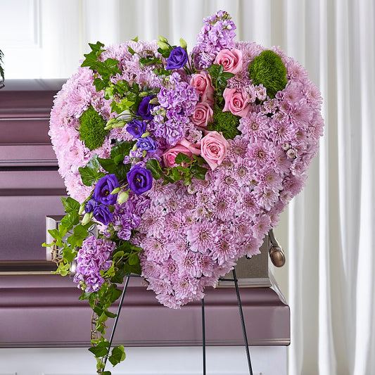 Treasured Love Standing Heart –  Lighthouse Florist And Custom Designs, Rochester NY