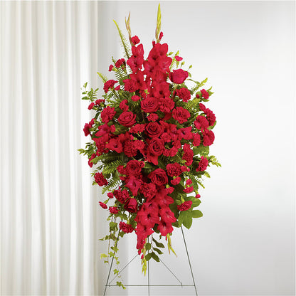 From the Heart Standing Spray –  Lighthouse Florist And Custom Designs, Rochester NY