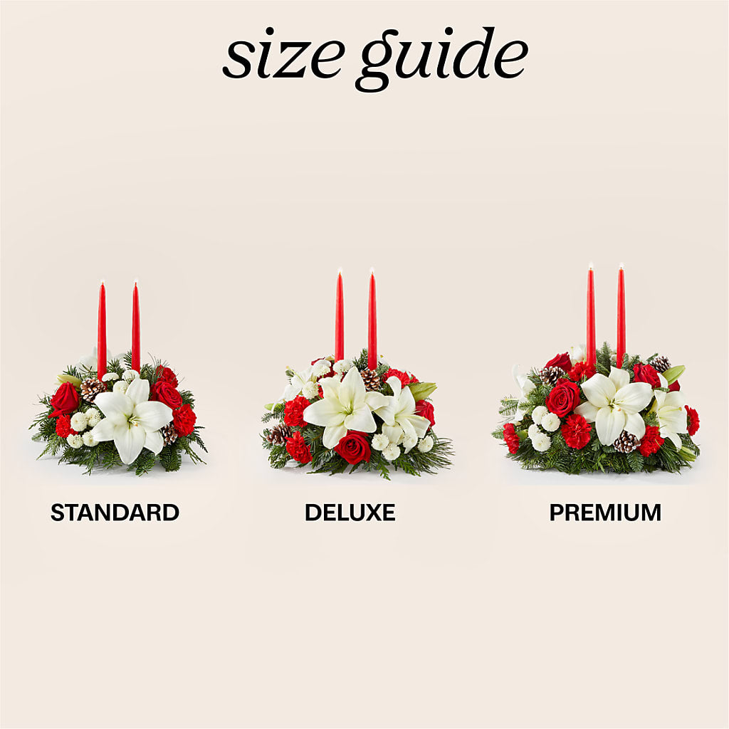 Seasonal Festivities Centerpiece –  Lighthouse Florist And Custom Designs, Rochester NY