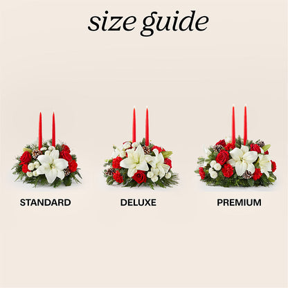 Seasonal Festivities Centerpiece –  Lighthouse Florist And Custom Designs, Rochester NY