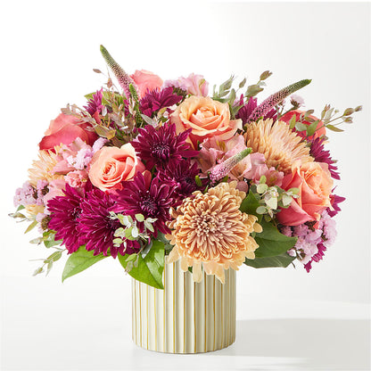 Berry Cobbler Bouquet with Ivory Vase –  Lighthouse Florist And Custom Designs, Rochester NY