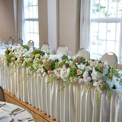 State of Joy Head Table Arrangement –  Lighthouse Florist And Custom Designs, Rochester NY