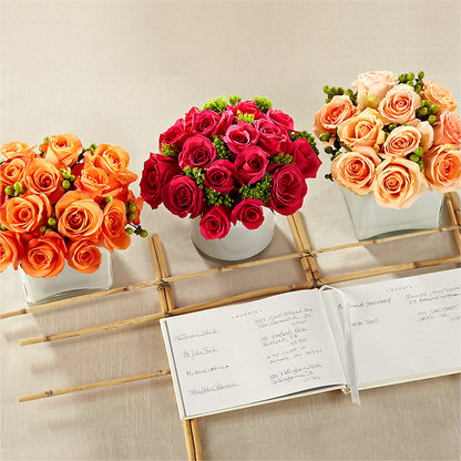 Dawn Rose Centerpiece –  Lighthouse Florist And Custom Designs, Rochester NY