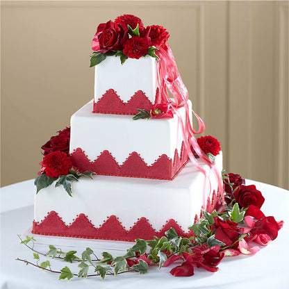 Forever Happiness Cake Decor –  Lighthouse Florist And Custom Designs, Rochester NY